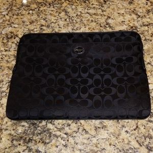 Coach laptop sleeve